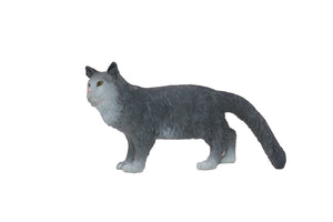 Schleich '18 Am Limes 69 Gray Cat Figure