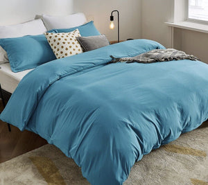 Bedsure Duvet Cover Set King Size Teal