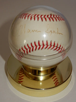 Rawlings National League Official Baseball Signed by Warren Spahn