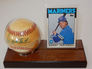Rawlings American League Official Baseball Signed by Danny Tartabull w/Card