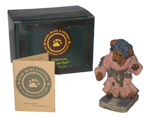 Boyds Bear ~ Ms Griz…Saturday Night w/Original Box & COA