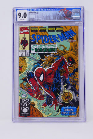 Marvel Comics 1991 Spider-Man #6 CGC 9.0 Very Fine/NM Ghost Rider & Hobgoblin
