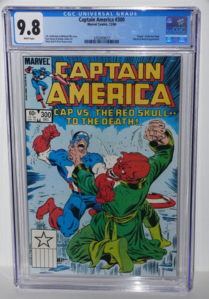 Marvel 1984 Captain America #300 Death of Red Skull CGC 9.8 Near Mint/Mint