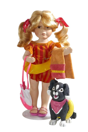 Betty 13" Vinyl Doll & Bingo at the Beach RARE