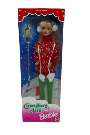 Mattel 1995 Special Edition Caroling Fun Barbie #13966