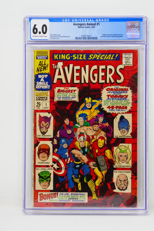 Marvel Comics 1967 Avengers Annual #1 CGC 6.0 Fine