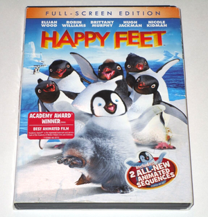 Happy Feet (DVD, 2007, Full Screen Edition)