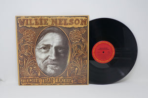 Tougher Than Leather by Willie Nelson 12" Vinyl LP Record (1983, Columbia)