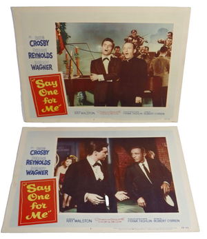 Say One For Me Lobby Cards Movie Posters Bing Crosby Debbie Reynolds