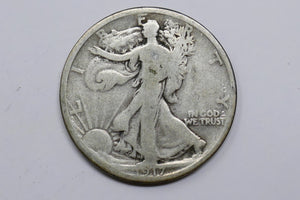 U.S Mint 1917-D Walking Liberty Half Dollar 1/2 Dollar Silver Coin