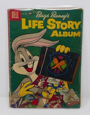 Dell 1957 Bugs Bunny's Life Story Album #838 Comic Book