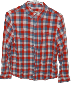 Cherokee Plaid Long-Sleeve Shirt for Boys Size L (12/14)