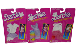 Mattel 1989 Barbie Fashion Starters Fashion Outfits 701-2 701-2 702-3 SEALED
