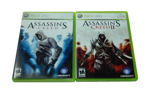 Assassin's Creed & Assassin's Creed II (Microsoft Xbox 360, 2007) COMPLETE