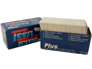 Teen Trivia Plus 1984 Trivia Card Game