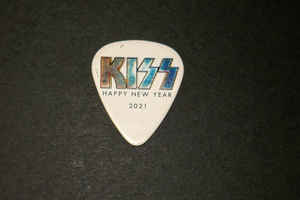 KISS Eric Singer Signature Happy New Year 2021 Tour Authentic Guitar Pick