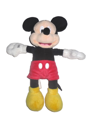 Disney Store Mickey Mouse 10" Plush Bean Bag Stuffed Animal