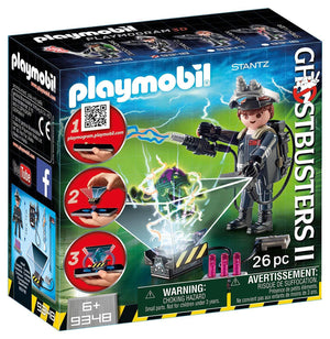 PLAYMOBIL Ghostbuster Raymond Stantz Building Set #9348 NEW