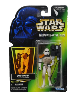 Kenner 1996 Star Wars POTF Power of the Force Sandtrooper with Blaster Rifle