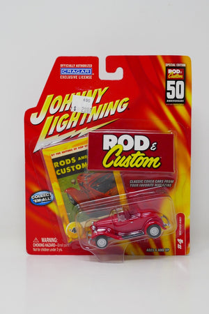 Johnny Lightning Rod & Custom 50th Anniversary 1932 Ford Hiboy Diecast Car #4