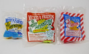 McDonald's 1994 Happy Meal Toys Mickey and Friends Epcot Center Figures SEALED