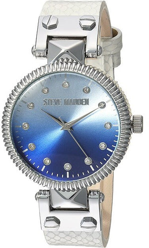 Steve Madden Ombre Women's Crystal Leather Strap Watch SMW003