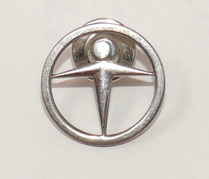 Tiffany & Co 925 Sterling Silver Manpower Tie Tack Lapel Pin