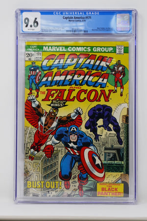 Marvel Comics 1974 Captain America and The Falcon #171 CGC 9.6 Near Mint +