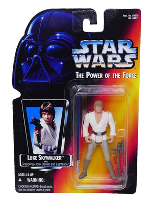 Kenner 1995 Star Wars Power of the Force Red Card Luke Skywalker Action Figure