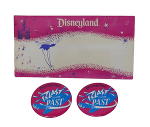 Disneyland 1988 Blast to the Past Button Pins Mickey & Minnie Mouse