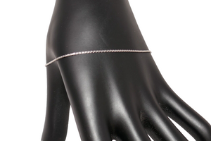 Trifari Silver Tone Elegance 7" Chain Bracelet w/Tags