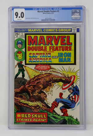 Marvel 1974 Marvel Double Feature #5 CGC 9.0 - Captain America & Iron Man