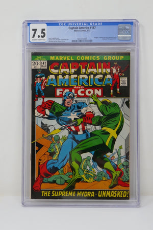 Marvel Comics 1972 Captain America and The Falcon #147 CGC 7.5