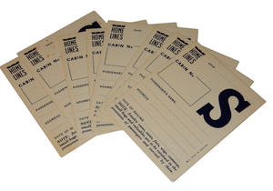 Home Lines Oceanic 1979 Luggage Stickers RARE