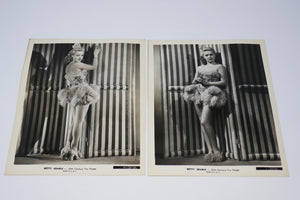 Vintage 1940s Betty Grable 20th Century Fox Publicity Photos Showgirl Pinup Lot