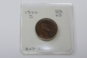 U.S Mint 1926-S Lincoln Wheat Ear Cent 1C Penny Bronze Coin