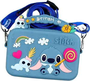 Stitch Crossbody Wallet Bag with Adjustable Shoulder Strap for Girls