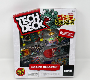 Spin Master Tech Deck Godzilla Sk8shop Bonus Pack Customizable Fingerboards