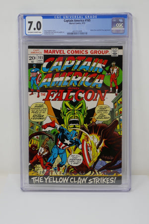 Marvel Comics 1973 Captain America and The Falcon #165 CGC 7.0 Yellow Claw Nick