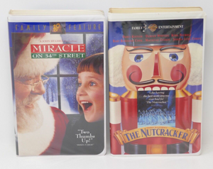 Miracle on 34th Street & The Nutcracker (VHS, CLAMSHELL)
