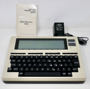 Radio Shack TRS-80 Model 100 Portable Computer With Adapter