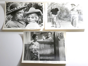 Call Me Bwana 1963 Glossy Still Photos United Artists Bob Hope Anita Ekberg