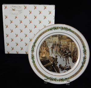 Department 56 Christmas Classic Collector Plate ~ No. II Down a Slide ...