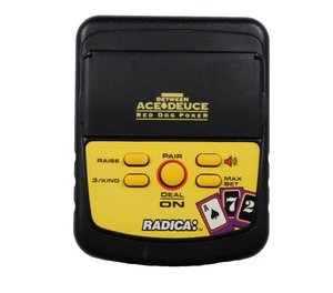 Radica Between Ace Deuce Red Dog Poker Handheld Electronic Card Game