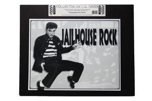Elvis Presley Jailhouse Rock Metal Tin Sign Picture Wall Decor