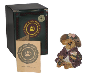 Boyds Bear Mrs Tuttle...Stop and Smell the Roses w/Original Box & COA