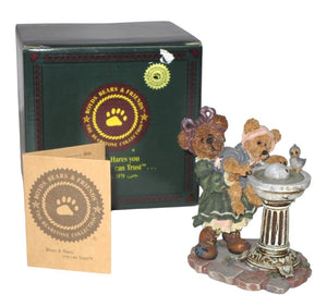 Boyds Bear ~ Sissie & Squirt…Big Helper,Lil' Sipper w/Original Box & COA