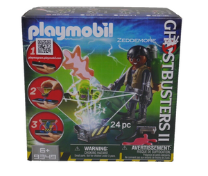 PLAYMOBIL Ghostbuster Winston Zeddemore Building Set #9349 NEW