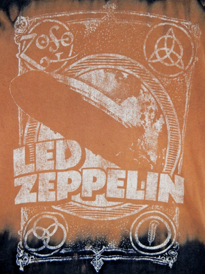 Led Zeppelin Zoso Small Tie Dye T Shirt