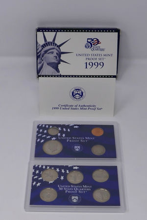 U.S Mint 1999 Proof Set with OGP and COA